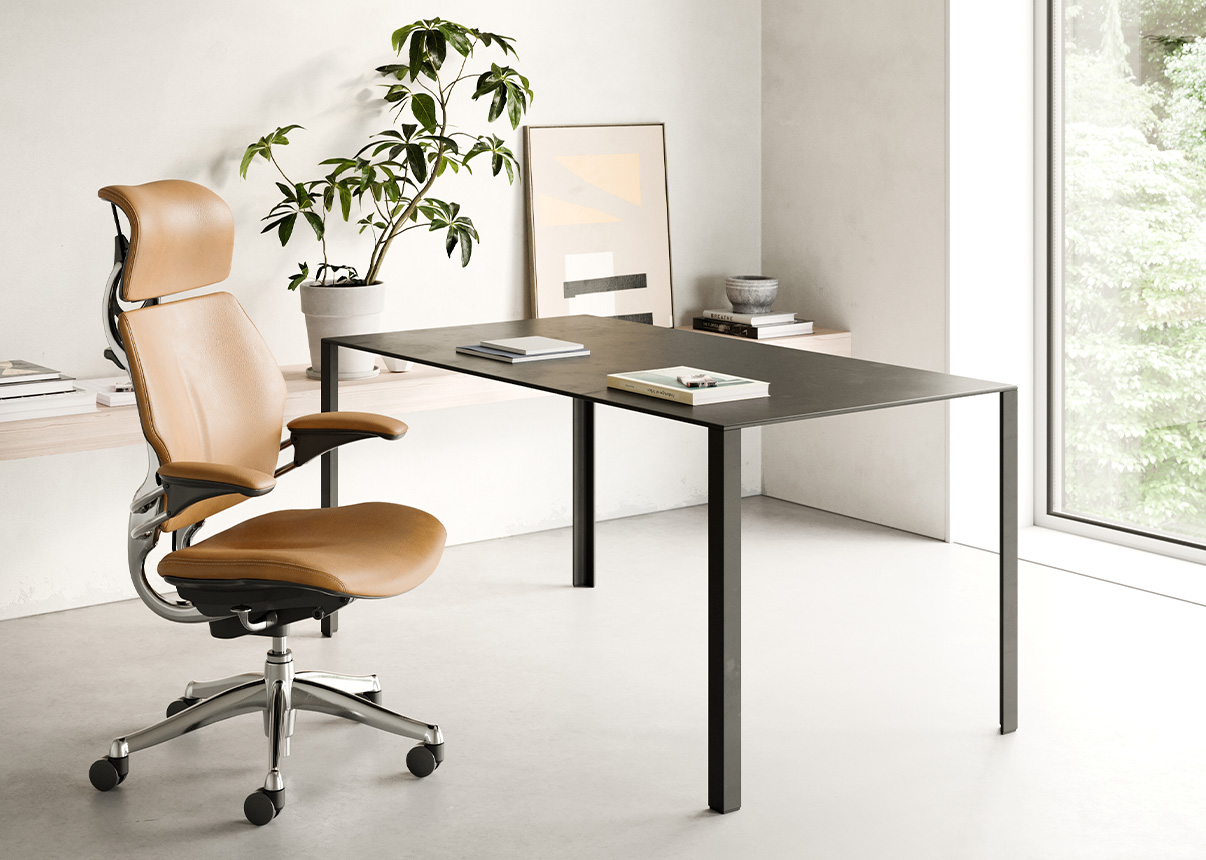 Work From Home Office with Freedom Headrest